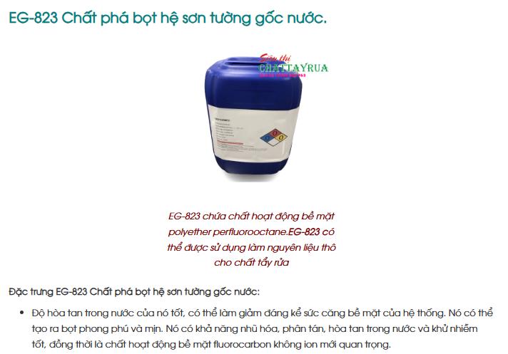 EG-823 Chất phá bọt hệ sơn tường gốc nước.